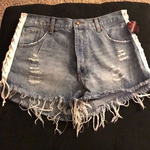 Hot Miami Styles size large denim shorts